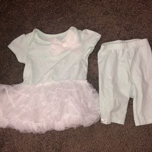 First Impressions 3-6m Mint Tutu Dress